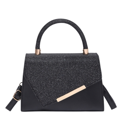 2025 Autumn and Winter New Shoulder Bag Western Style Elegant Bright Diamond Crossbody Bag Niche Design Elegant Small Square Bag for Women_img_1