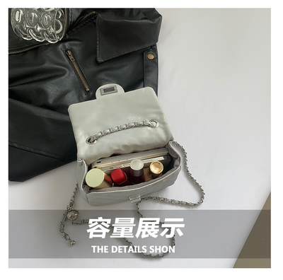 Chanel style diamond chain bag women's 2025 new style trendy Korean version small square bag versatile shoulder messenger bag_img_4