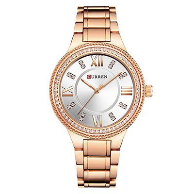 Elegant Crystal Dial Ladies Watch_img_2
