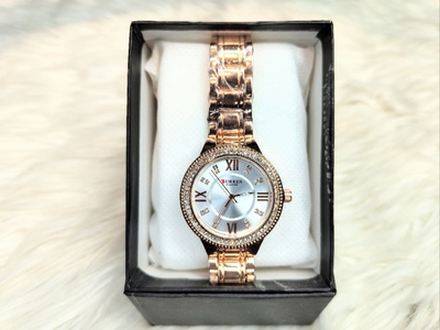 Elegant Crystal Dial Ladies Watch_img_13